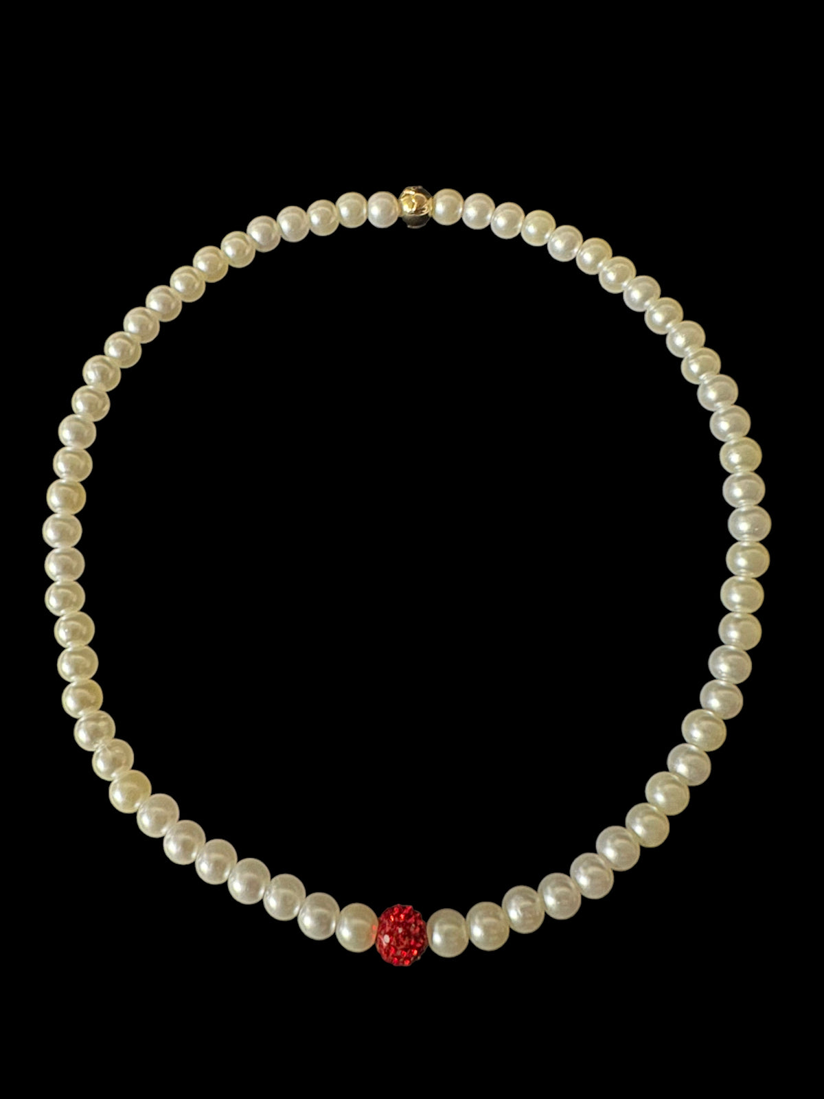 Red Classy Pearls Polly
