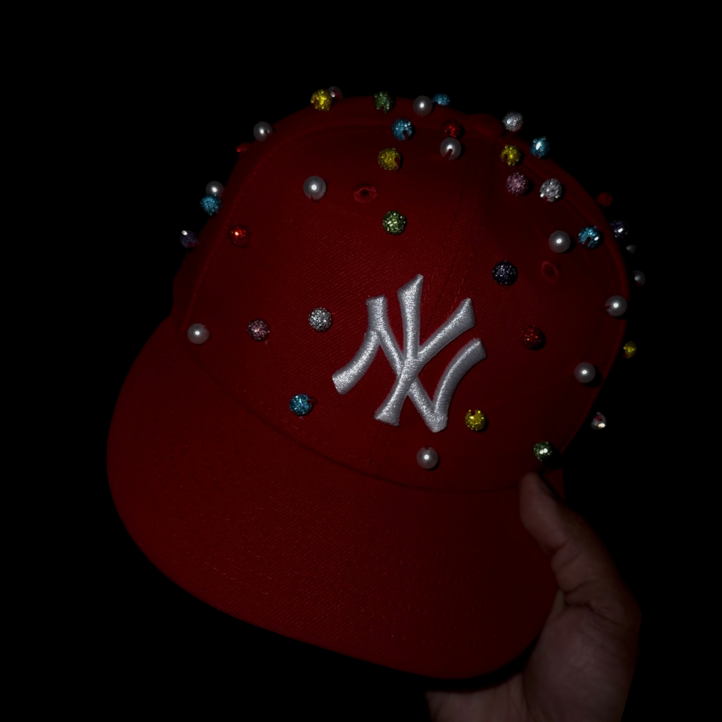 Red Yankees hand sewn Polly