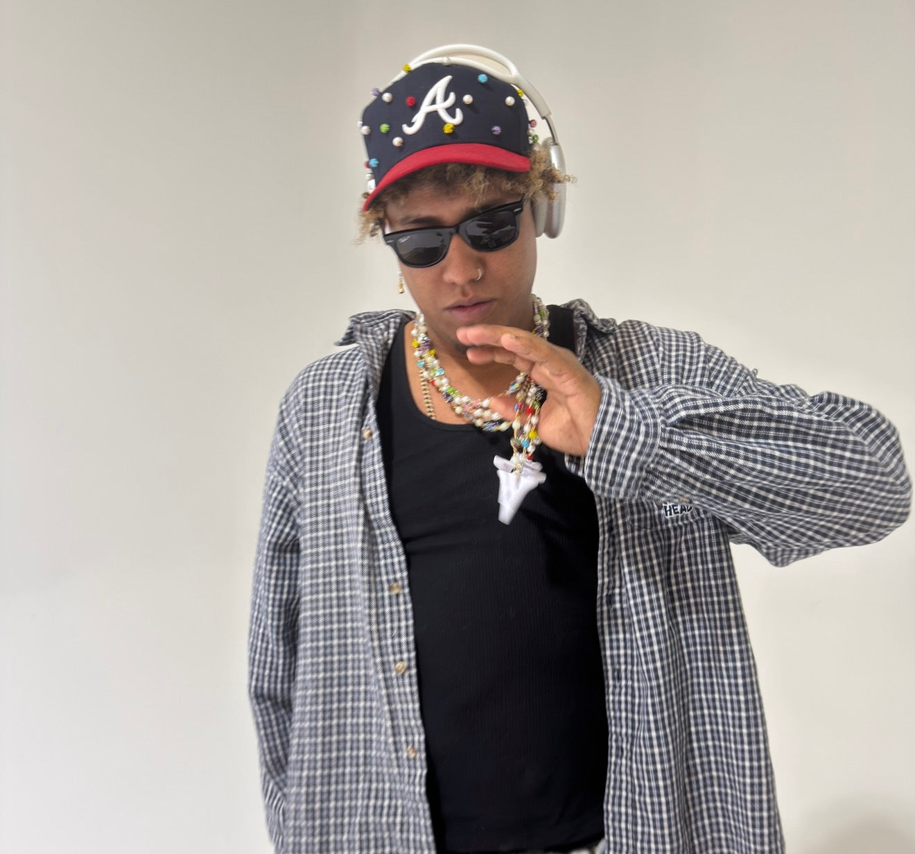 Atlanta Braves hand sewn Hat 