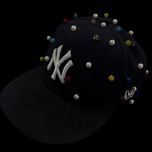 Yankees Hand sewn Polly hat